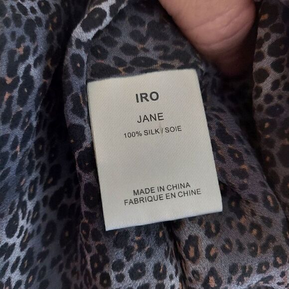 ‎IRO Jane Leopard print mini dress - Picture 8 of 12